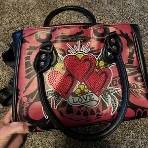 Ed hardy luch tote